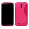 Samsung Galaxy Mega 6.3 i9205 Θήκη Gel TPU S-Line - Λαμπερό ροζ OEM